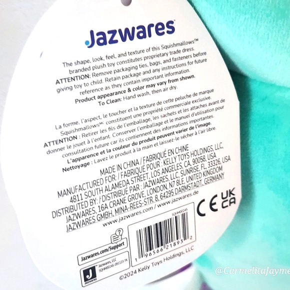 ❤️ LEON 👻 Love Monster HugMee Valentines 2024 Original Squishmallow ☆》NWT《☆ - Picture 7 of 8